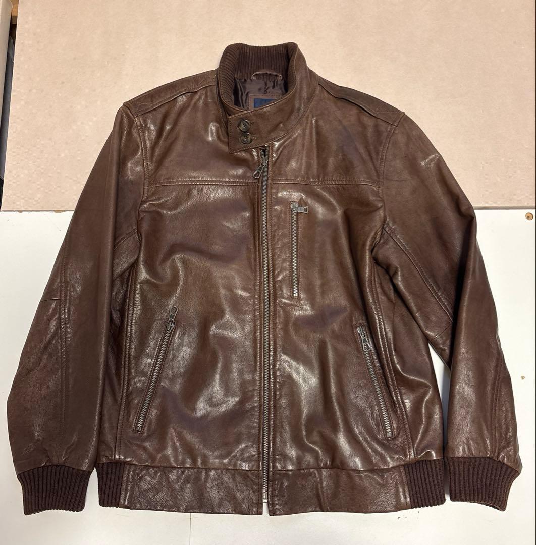Gap 山羊革 レザー ジャケット茶