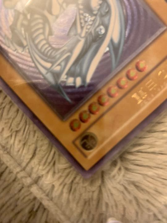 No.676遊戯王良品青眼の白龍レリーフSM-51ブルーアイズホワイト