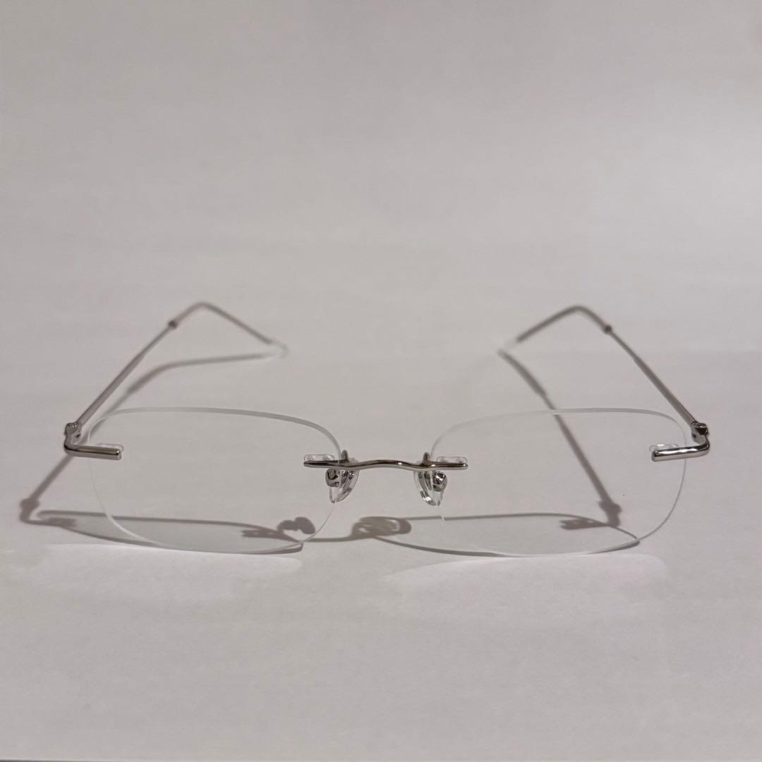 Jins リムレス　メガネ　R!M別注 Rimless 度なし