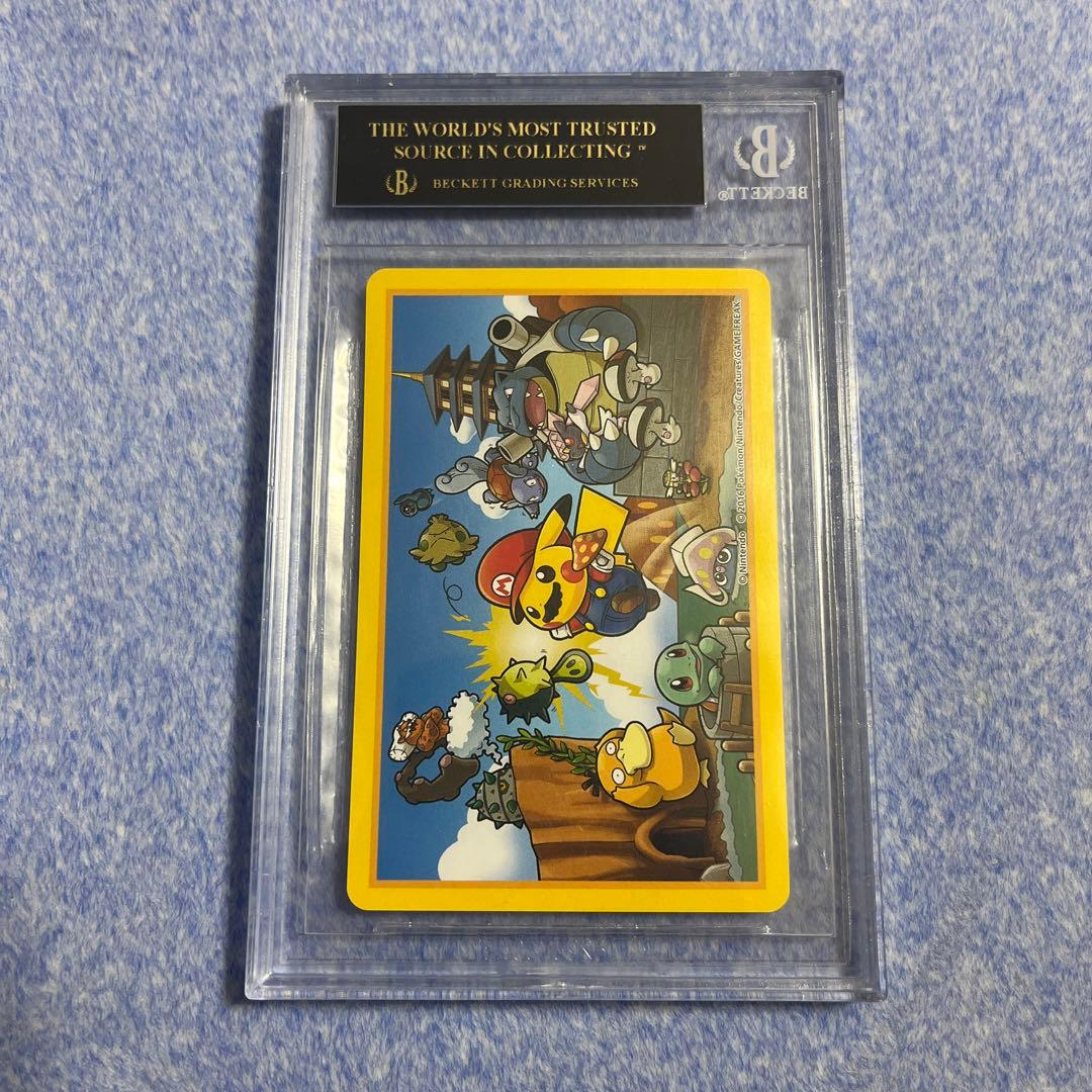 BGS10☆マリオピカチュウ クローバー J Q K ポケモンカード トランプ