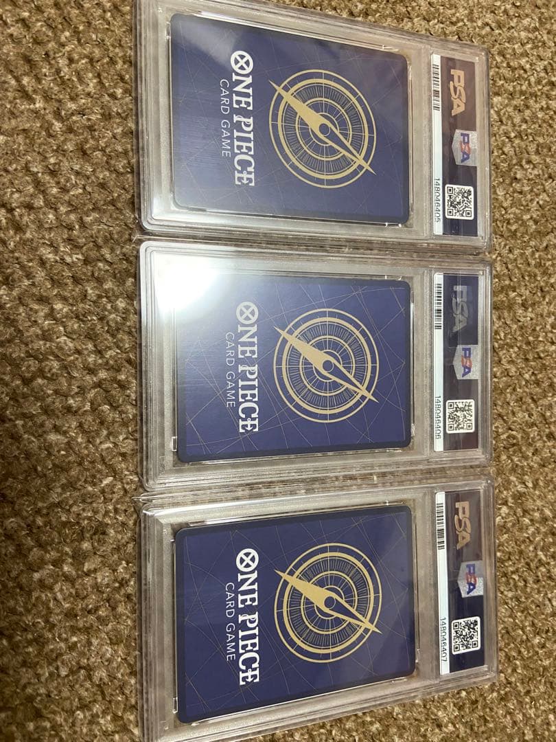 PSA10 ワンピース ボア・ハンコックSR SP OP07-051 3連番 - メルカリ