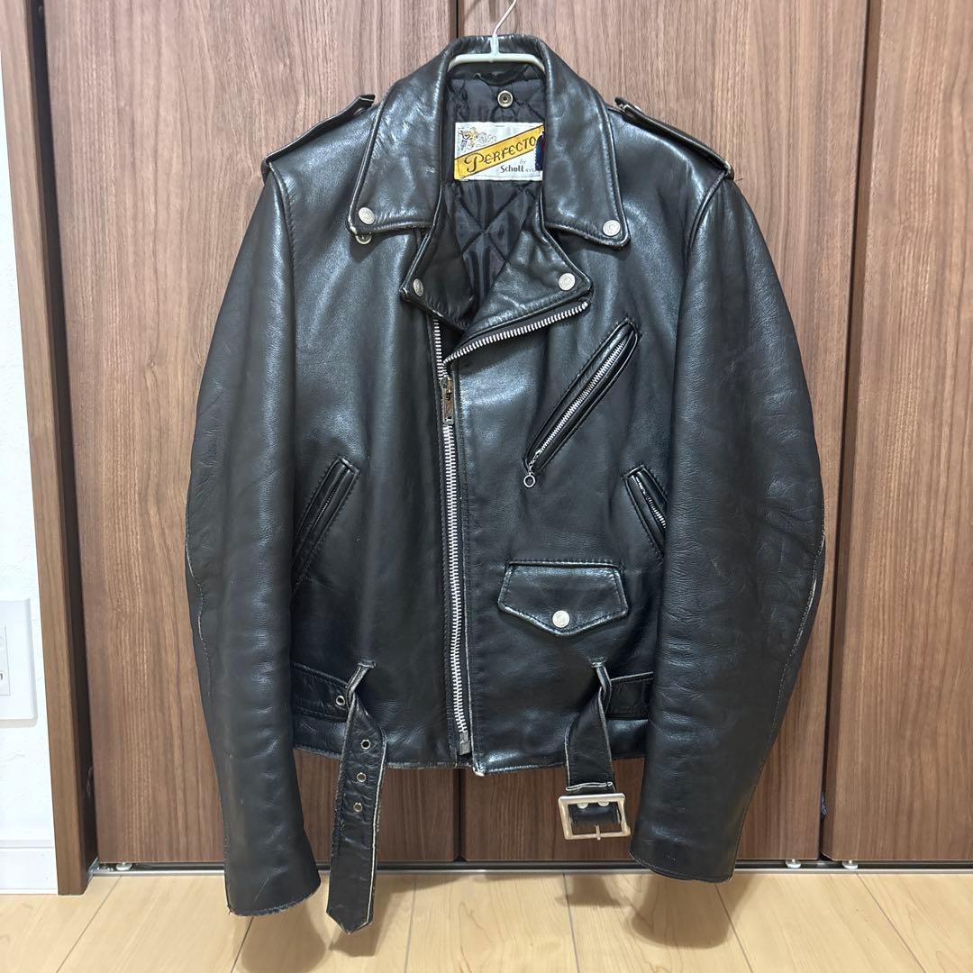 Schott NYC Perfecto ダブルライダースジャケット 36