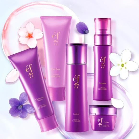 ＊５点セット＊新ｅｆ＊エフ７７＊洗顔 化粧水 乳液 クリーム他＊フルベール化粧品 éf77（エフ77）｜クラブコスメチックス