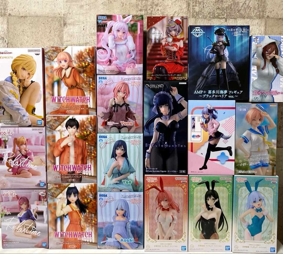 美少女系 プライズフィギュア まとめ売り19個セット 甘神さんちの縁結び 他