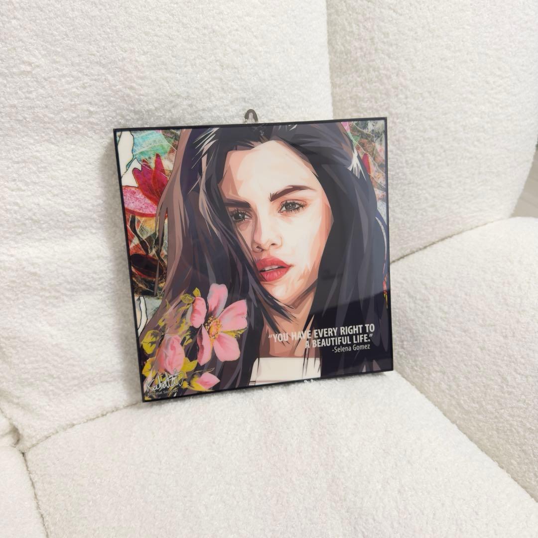 セレーナゴメス Selena Gomez アートポップパネル - メルカリ