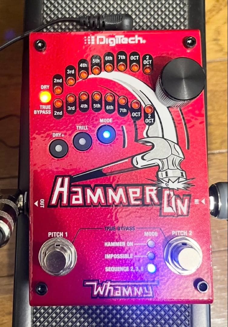 【動作確認済】Digitech HammerOn ハンマーオン　ピッチシフター Digitech HammerOn Instantaneous Pitch Shifter デジテック ｜イケベ