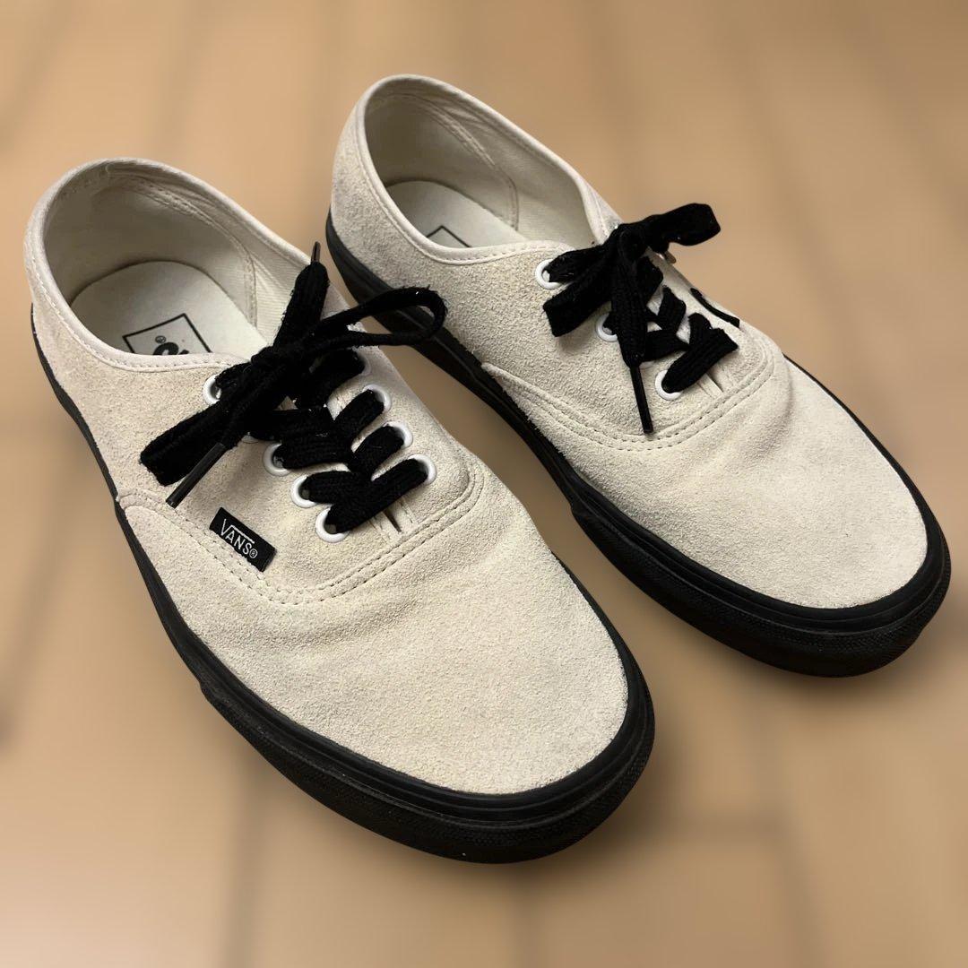 靴 VANS AUTHENTIC SUEDE MARSHMALLOW 26.5cm