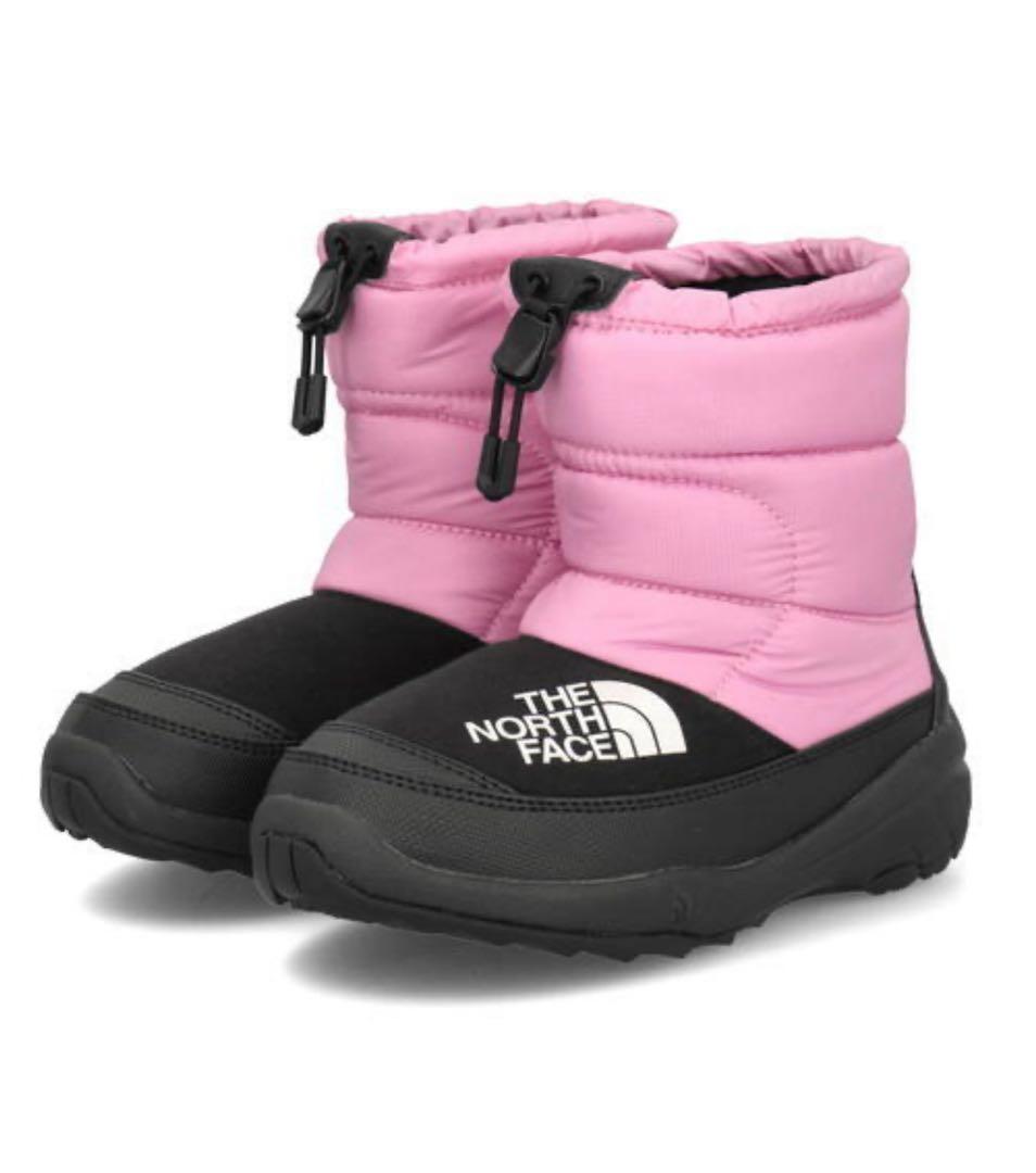 未使用　ノースフェイス　キッズブーツ ピンク　22センチNFJ52288 ノースフェイス THE NORTH FACE ピンクスノーブーツ 22cmキッズ スノー