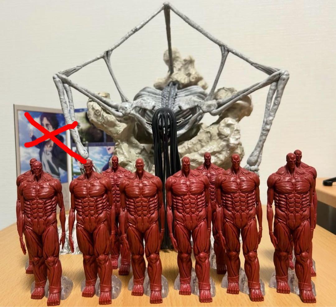 一番くじ 進撃の巨人 ラストワン賞 終尾 の巨人 地ならしコンプ10体