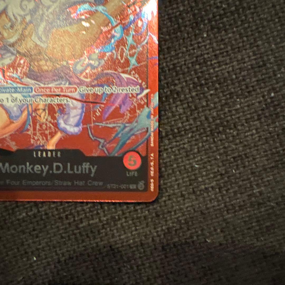英語版ワンピースカード ルフィ ニカ Monkey.D.Luffy - メルカリ