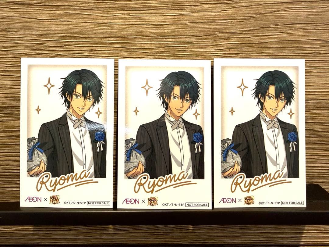 新テニスの王子様 イオン ROYALTIME チェキ風カード 越前リョーマ