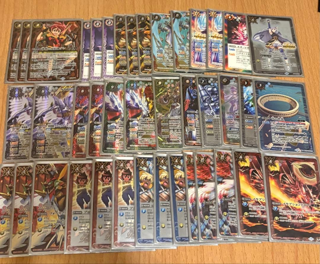 バトスピ 引退品 ガチ構築‼️ 激覇デッキ スリーブ付き