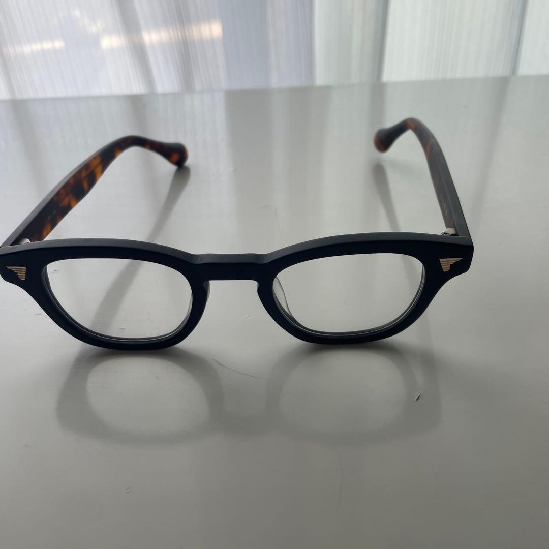 新品未使用】杉本圭 べっ甲フレーム マット 鯖江産メガネ ブラウンSU