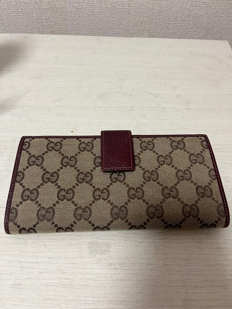 GUCCI 長財布 ベージュ/ブラウン