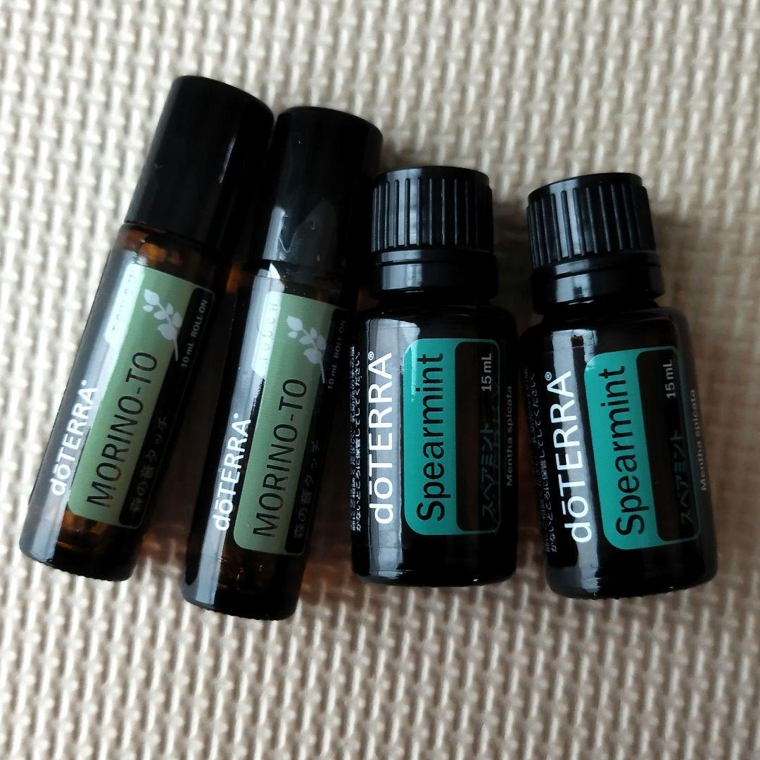 doTERRA 森の音タッチ、スペアミント セット