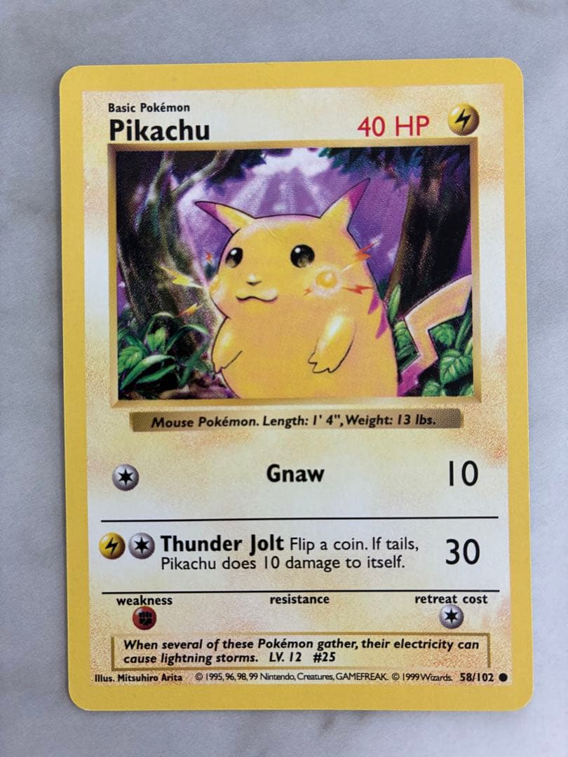 ポケモンカード ピカチュウ 英語版 Pikachu 旧裏 - メルカリ