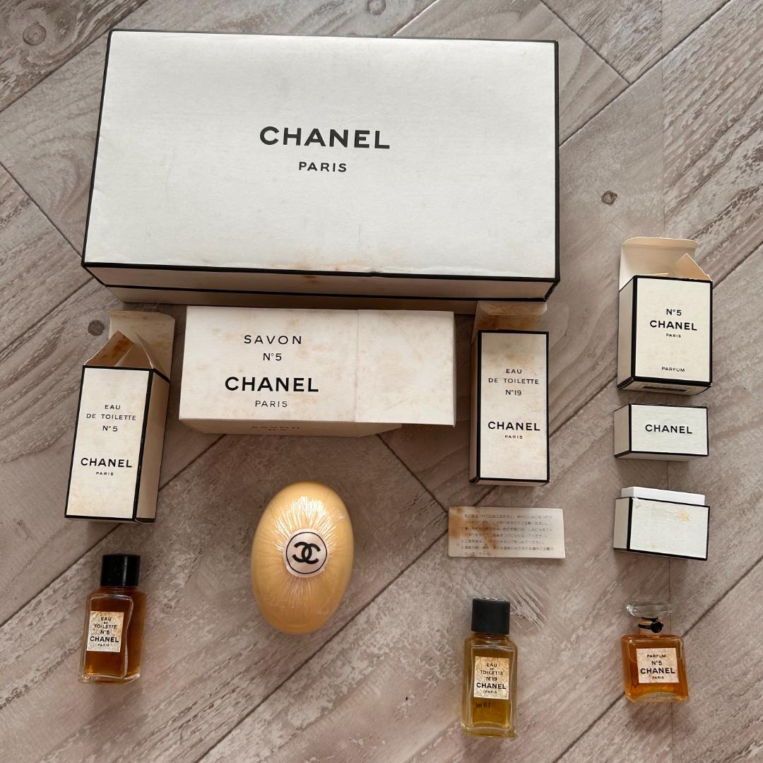 シャネル香水＆石鹸の4点セット　ヴィンテージ　アンティーク　昭和レトロ