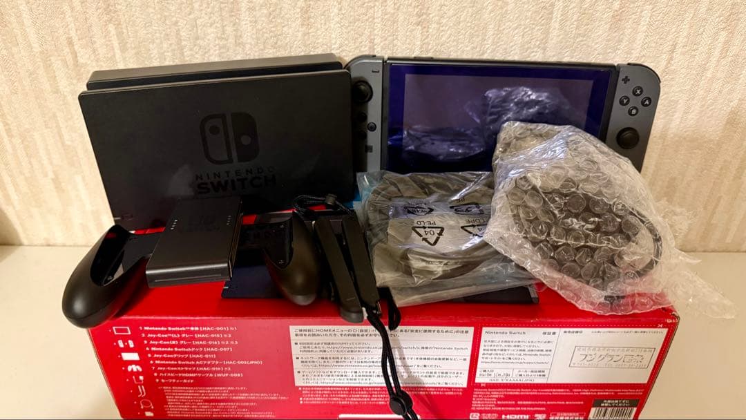 switch本体 グレー 箱あり