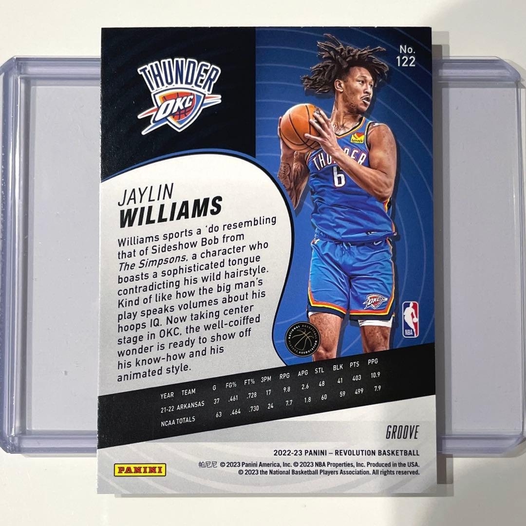 Revolution ジェイリン・ウィリアムズ RC パラレル NBA - メルカリ