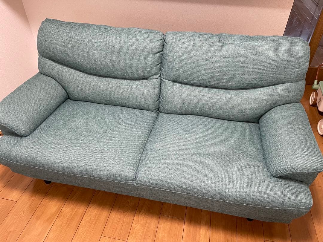 【送料込】ニトリ3人掛けソファ ニトリ（NITORI） 布張り3人掛けソファ(PD02-2 GY) : ニトリ Yahoo!店