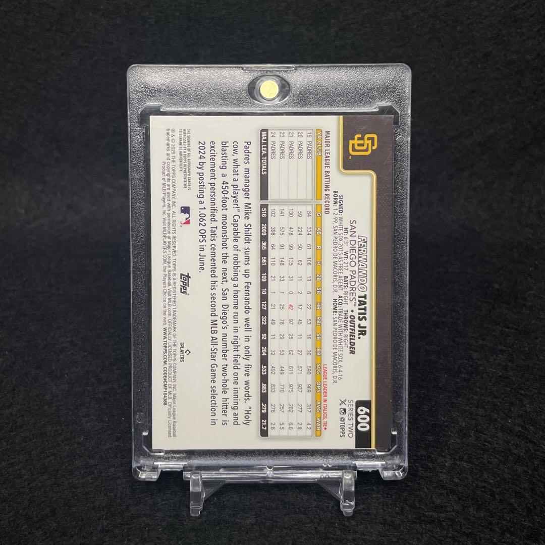 2025 Topps MLB Series2 タティス jr. 直筆サインカード - メルカリ
