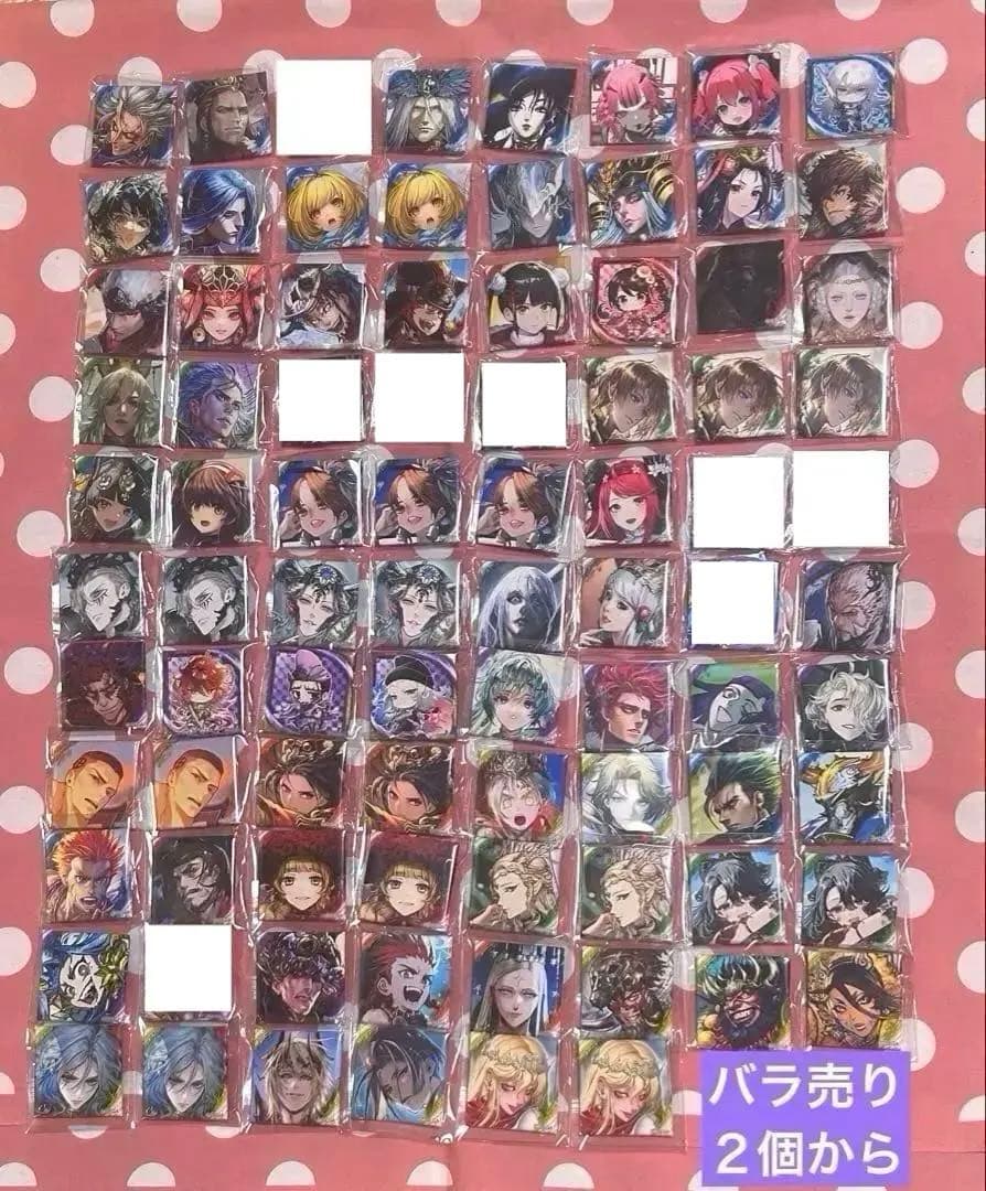 【バラ売り２個から受付】英傑大戦 缶バッジ まとめ売り