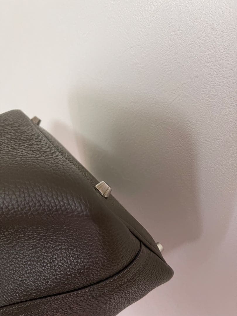 専用 本革ハンドバッグ キューブバッグ バケツ型バッグPM手縫い - メルカリ