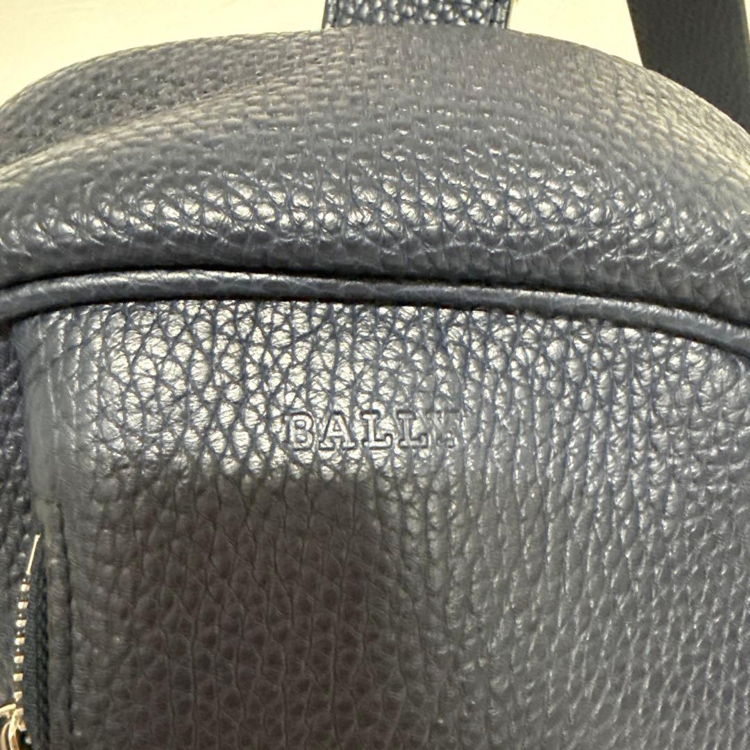 BALLYネイビー バッグ/レザー/NVY/SLING BAG STARLEX