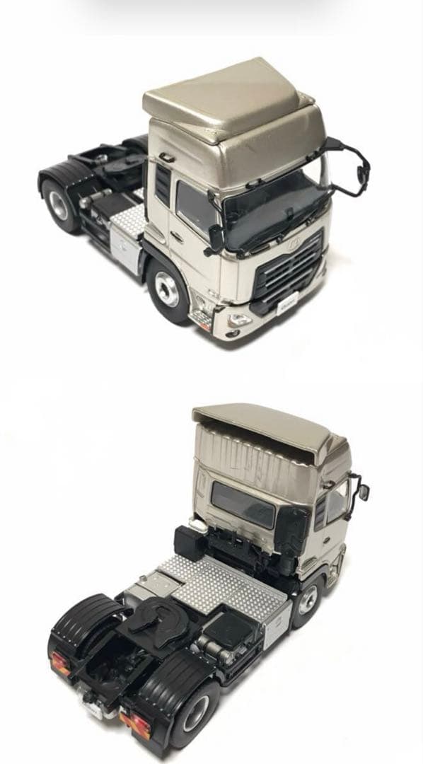 非売品 UDトラックス 特注 1/43 Quon ダイキャスト 海コントレーラー