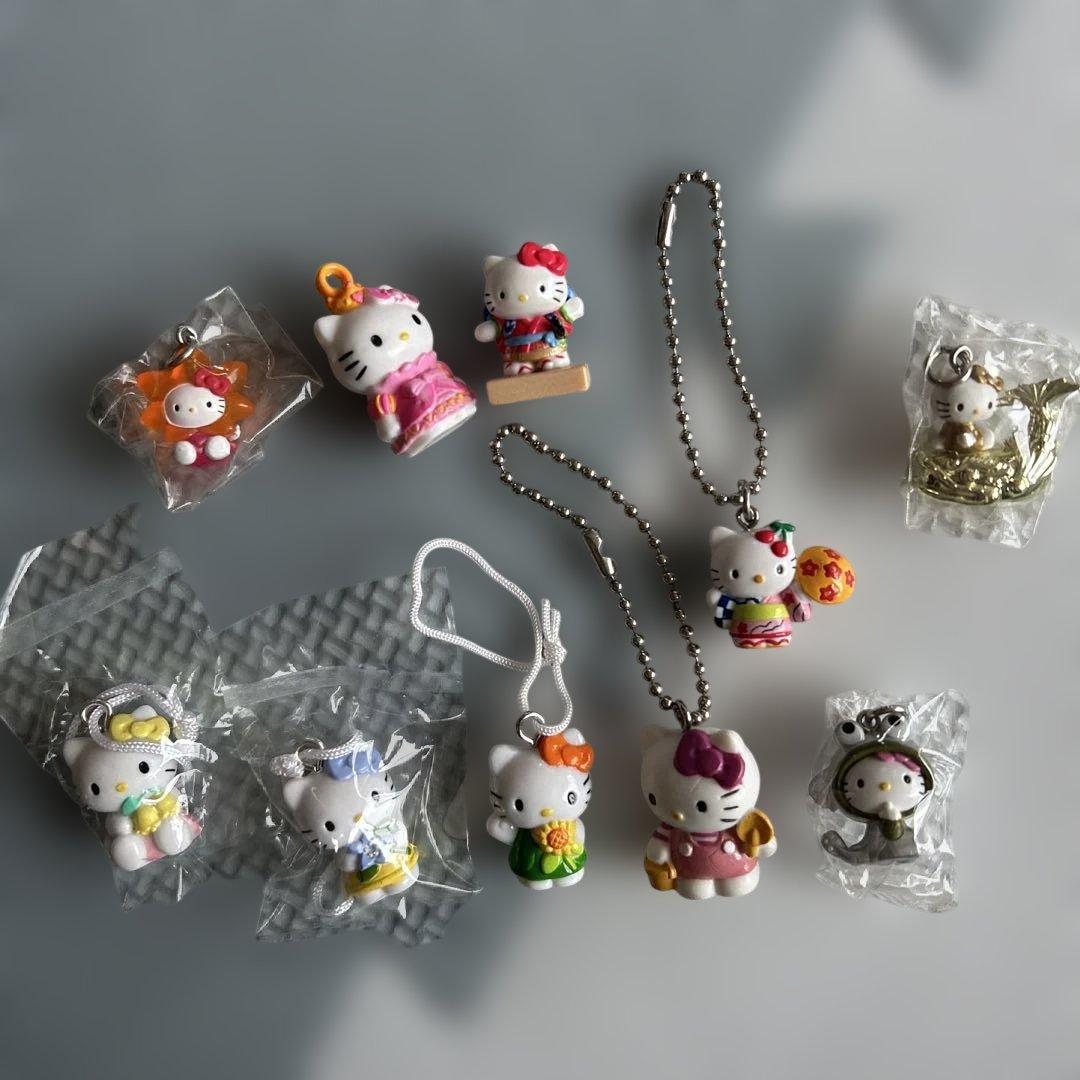 ハローキティ ボールチェーンキーホルダー　チャーム　レア！希少！10個セット 176626692_o3.jpg?