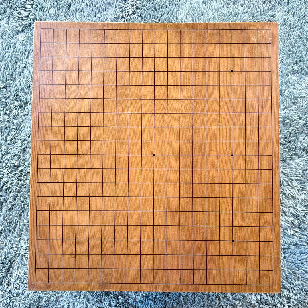 足付碁盤 厚さ約17.5cm ヘソ有り 路盤 囲碁盤 楽天市場】人気の囲碁盤セット ゴム盤の碁盤（日本棋院取扱）13路・19