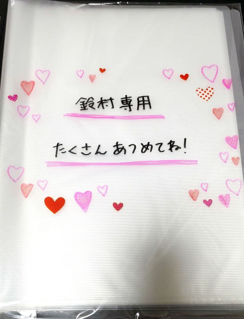 鈴村あいり　直筆サイン入りクリアファイル