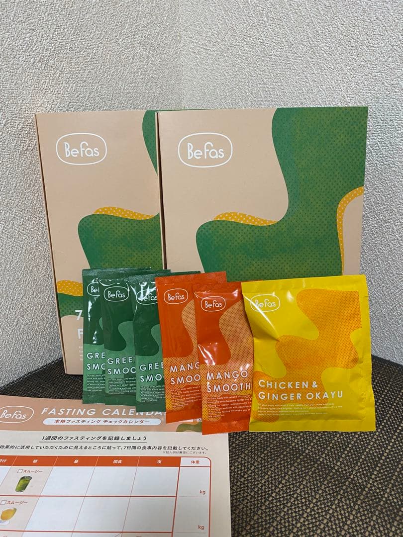 Befas 7Days ×2箱　　　おまけスムージ×6袋
