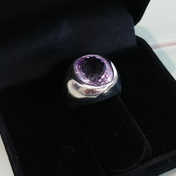 アメジストシルバーリング