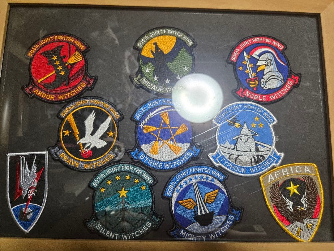 ストライクウィッチーズ　ワッペン10枚セット