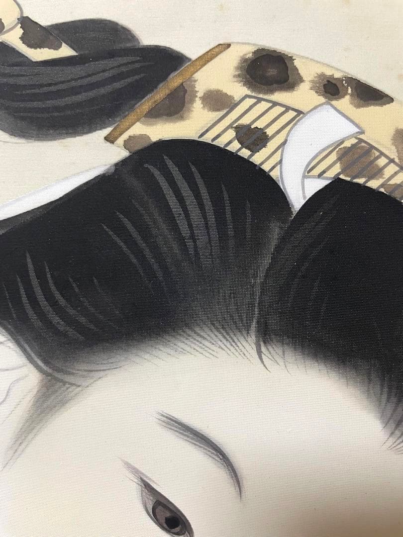 中村貞以 日本画 原画 約F8 絹本 貴重 真作保証 1点もの - メルカリ