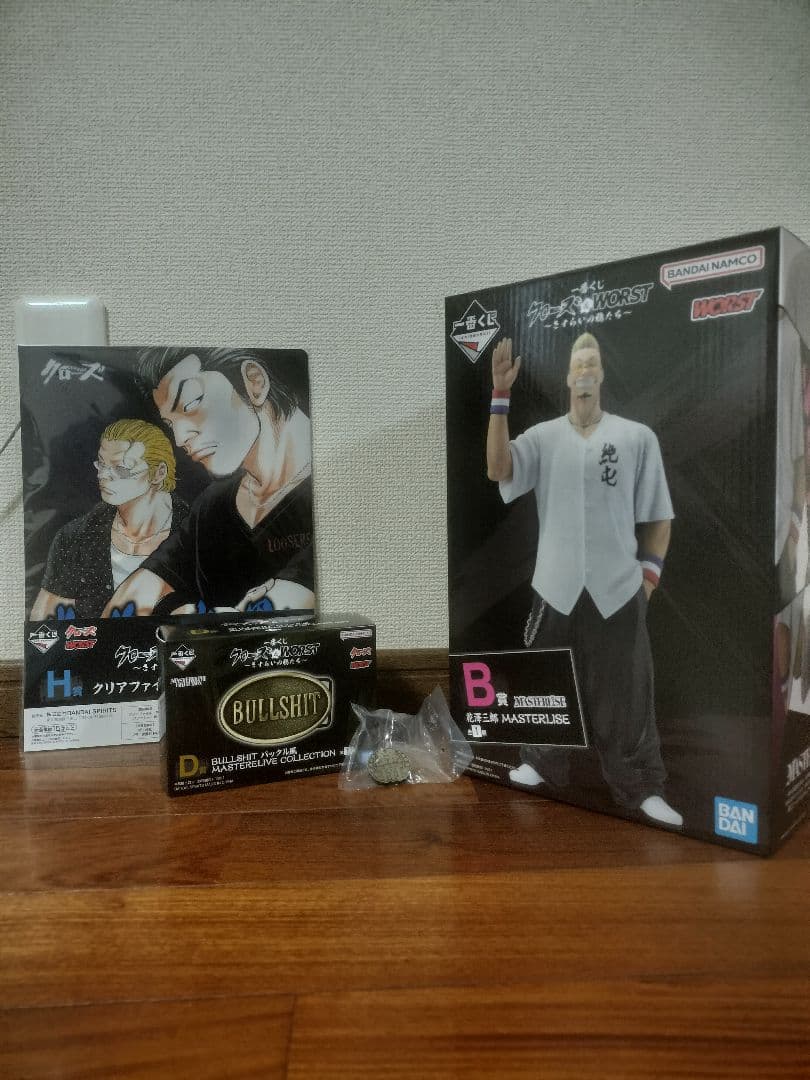 一番くじ 『クローズ＆WORST ～さすらいの鴉たち』花澤三郎フィギュア＋おまけ