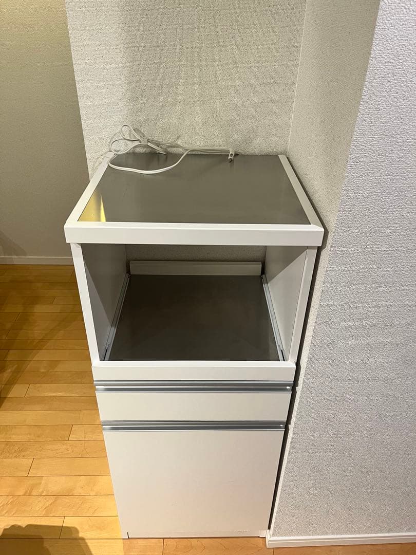 炊飯器収納棚　電子レンジボード　収納棚　ラック　キッチン収納　ニトリ