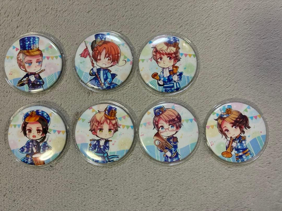 ヘタリア 缶バッジ キャラクターソングCD ベスト　アニメイト　原作絵 アルバム】ヘタリア キャラクターソングCD The BEST Vol.1 通常盤