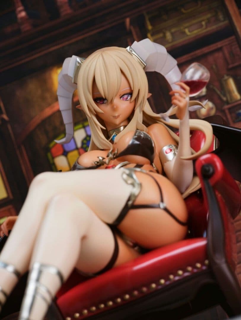 悪魔娘ちゃん おだじょー ガレージキット 塗装済み 完成品　booth正規品