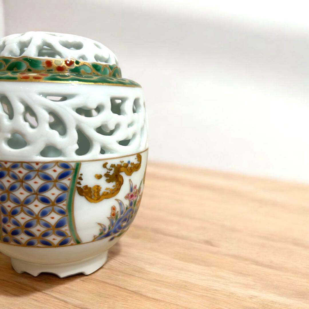 深野泰山 香炉 三川内焼 平戸泰山窯 伝統工芸 赤絵屋 - メルカリ