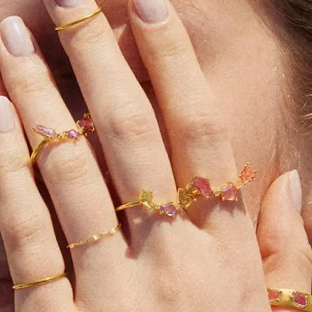 ARTIDAOUD 「eden」 6th マルチサファイアカーブドリング