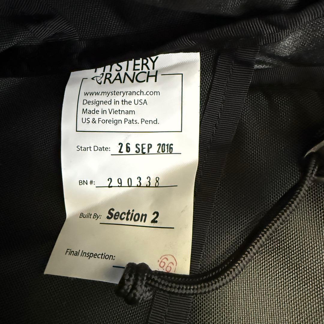 美品】ミステリーランチ アウトサイダー メッセンジャーバッグ 黒 2way