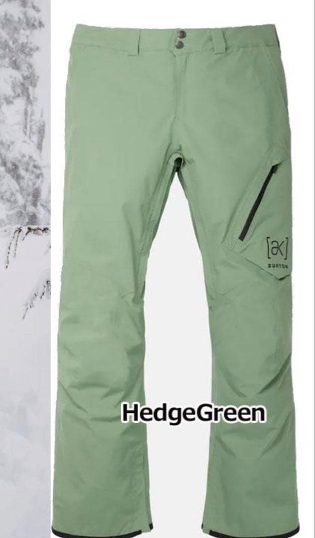 Burton [ak] スノーボードパンツ Lサイズ Hedge Green