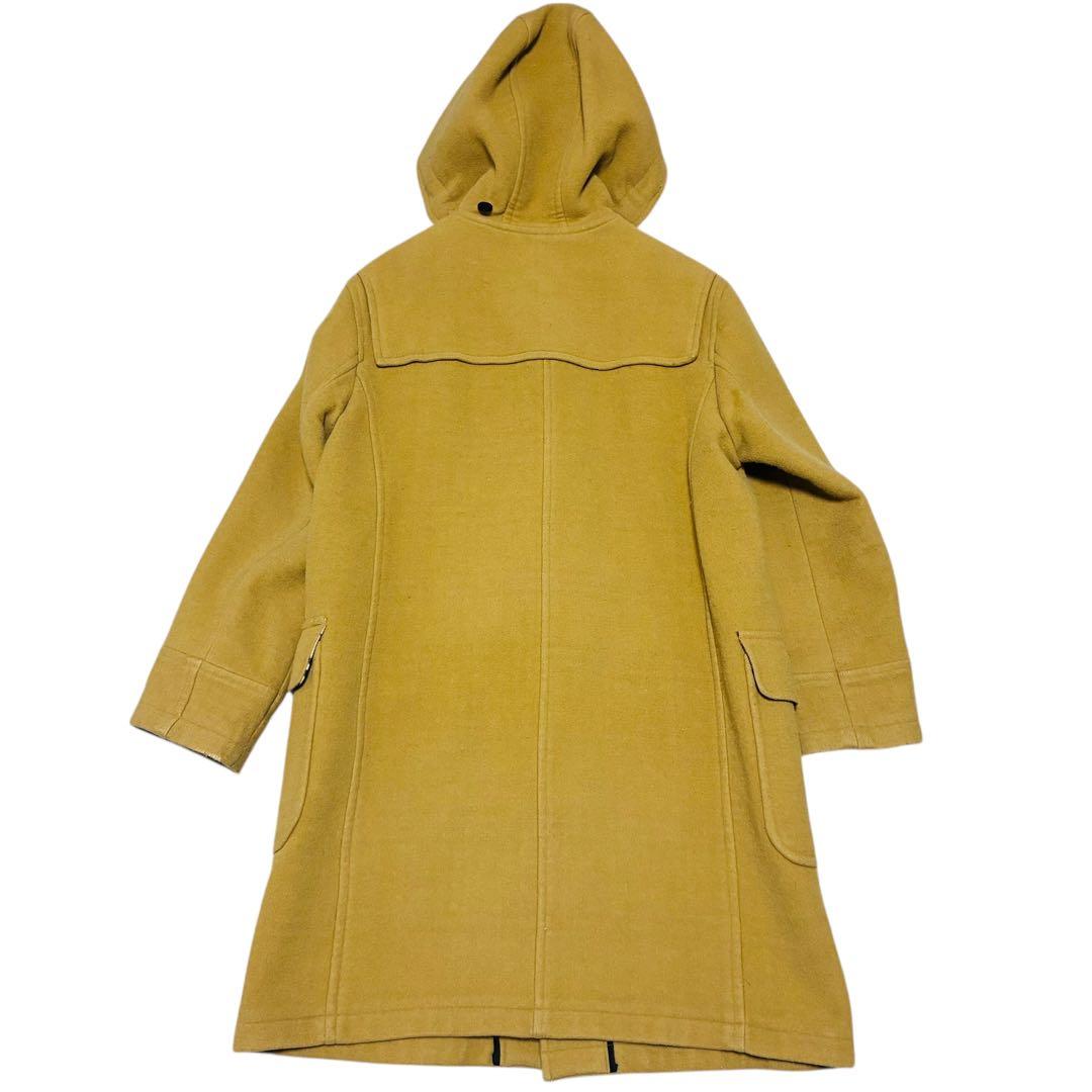 バーバリーロンドン 160 ダッフルコート キャメル ノバチェック