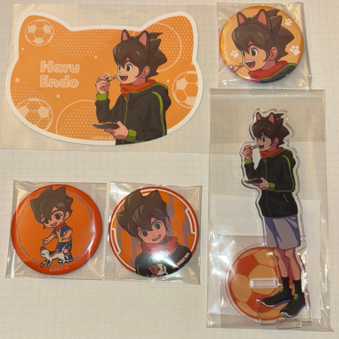 イナズマイレブン 円堂ハル ナンジャタウン まねきねこ アクスタ 缶バッジ イナズマイレブン まねきねこ 缶バッジ 円堂ハル - メルカリ