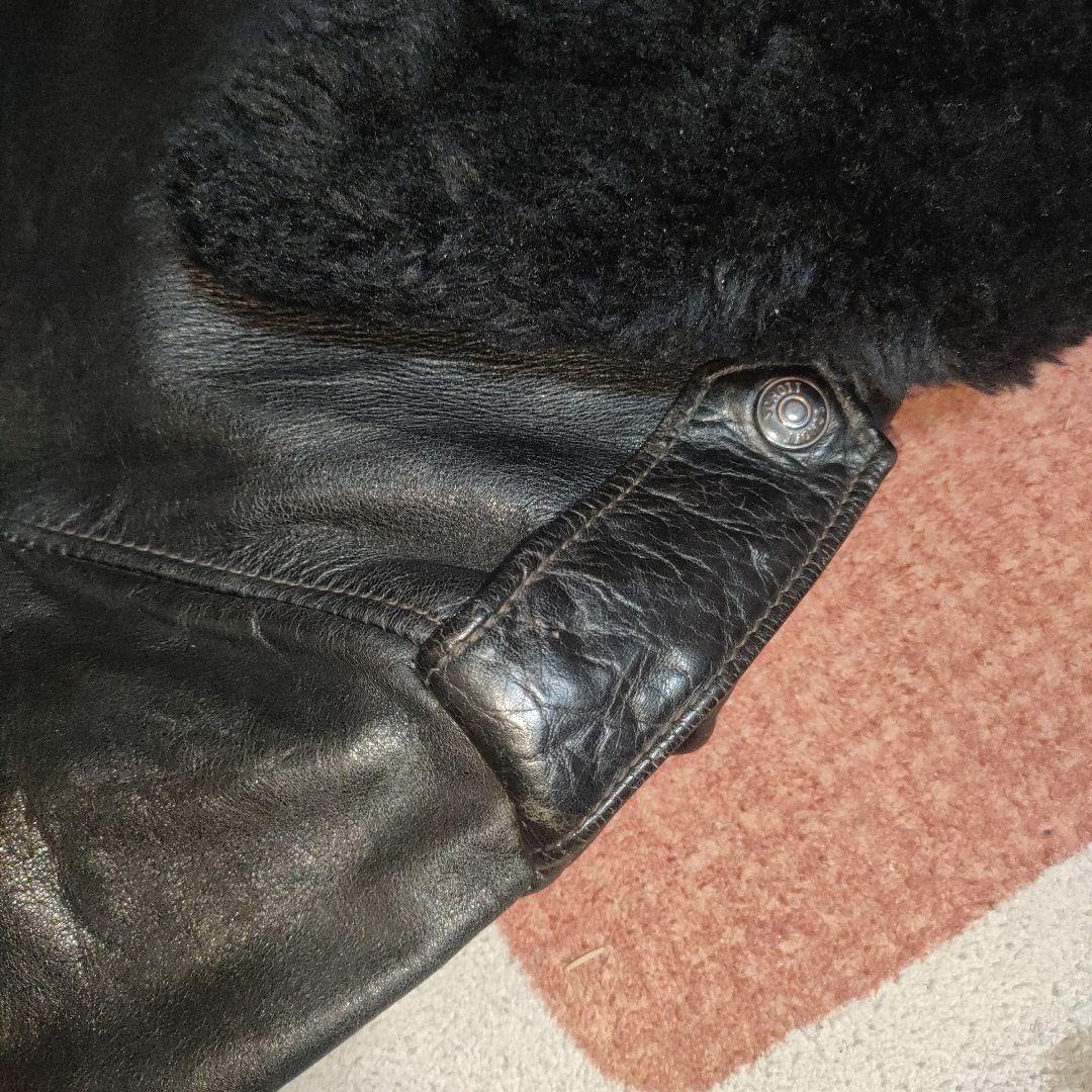 完品人気黒Schott184SMフライトジャケット38 ダメでも対応有