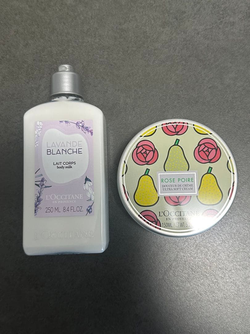 【新品】ロクシタン　ホワイトラベンダー&ラフランスローズ　ボディクリームセット