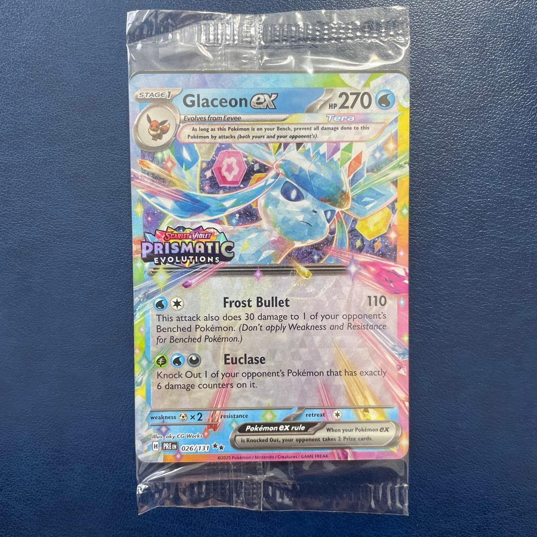未開封プロモ グレイシアexプロモ 英語版ポケモンカード Glaceon ex