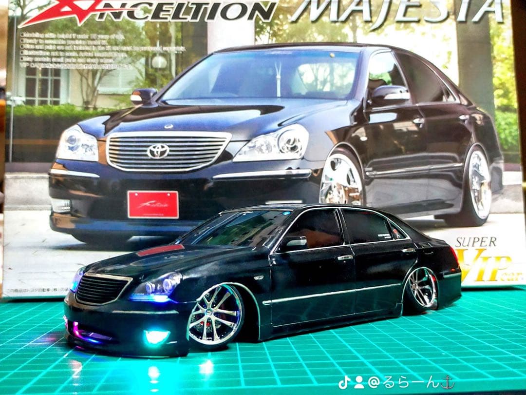 アオシマ 18マジェスタ アンクエルション 1/24 - メルカリ